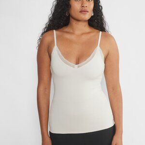 Aritzia White Contour Lace Camisole - Size Small